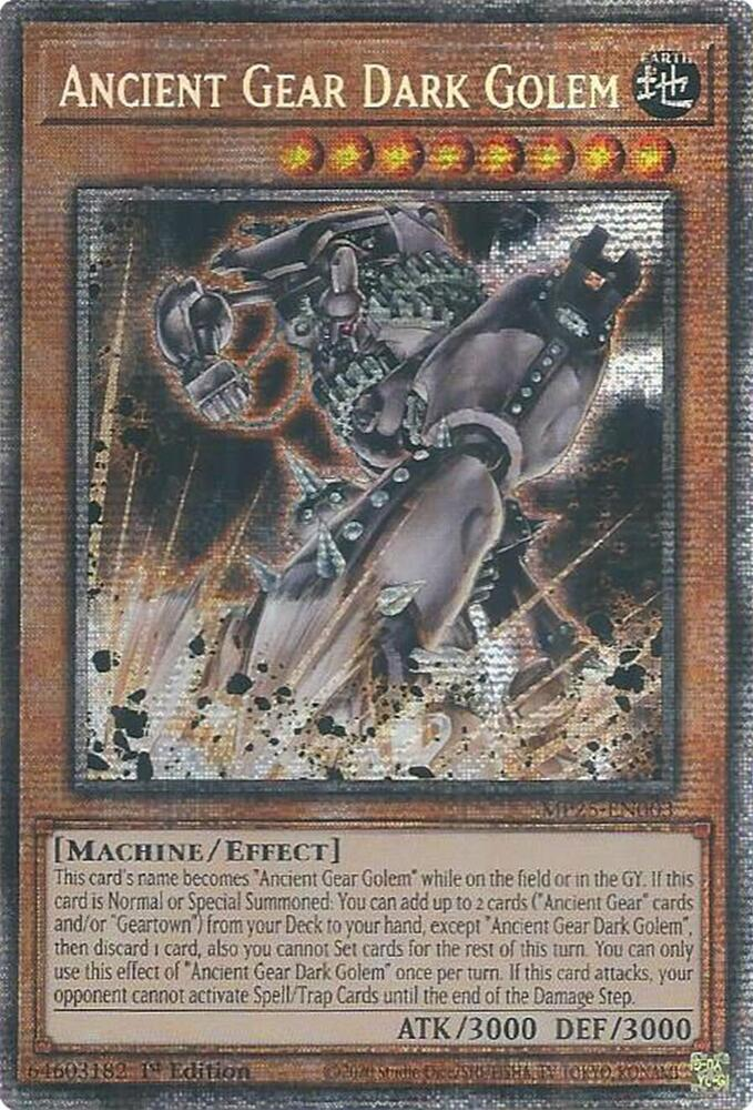 Ancient Gear Dark Golem - 2025 Mega-Pack (MP25)