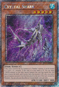 Crystal Shark (Platinum Secret Rare) - Quarter Century Bonanza (RA03)